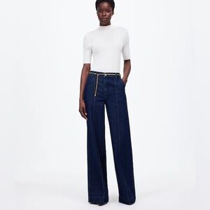NWT Madewell Superwide-leg trouser jeans